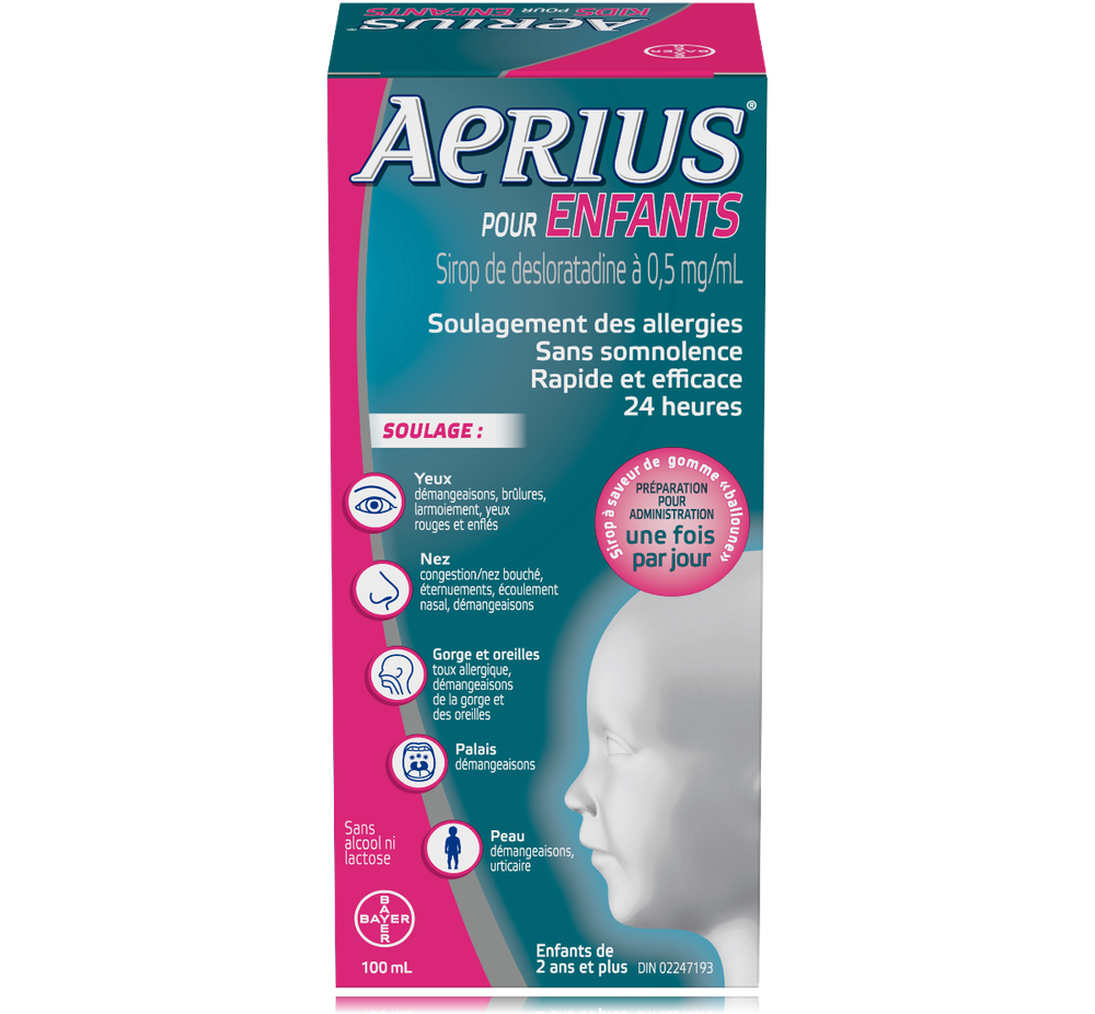 AERIUS DOUBLE ACTION : Antihistaminique avec décongestionnant 12 heures ...